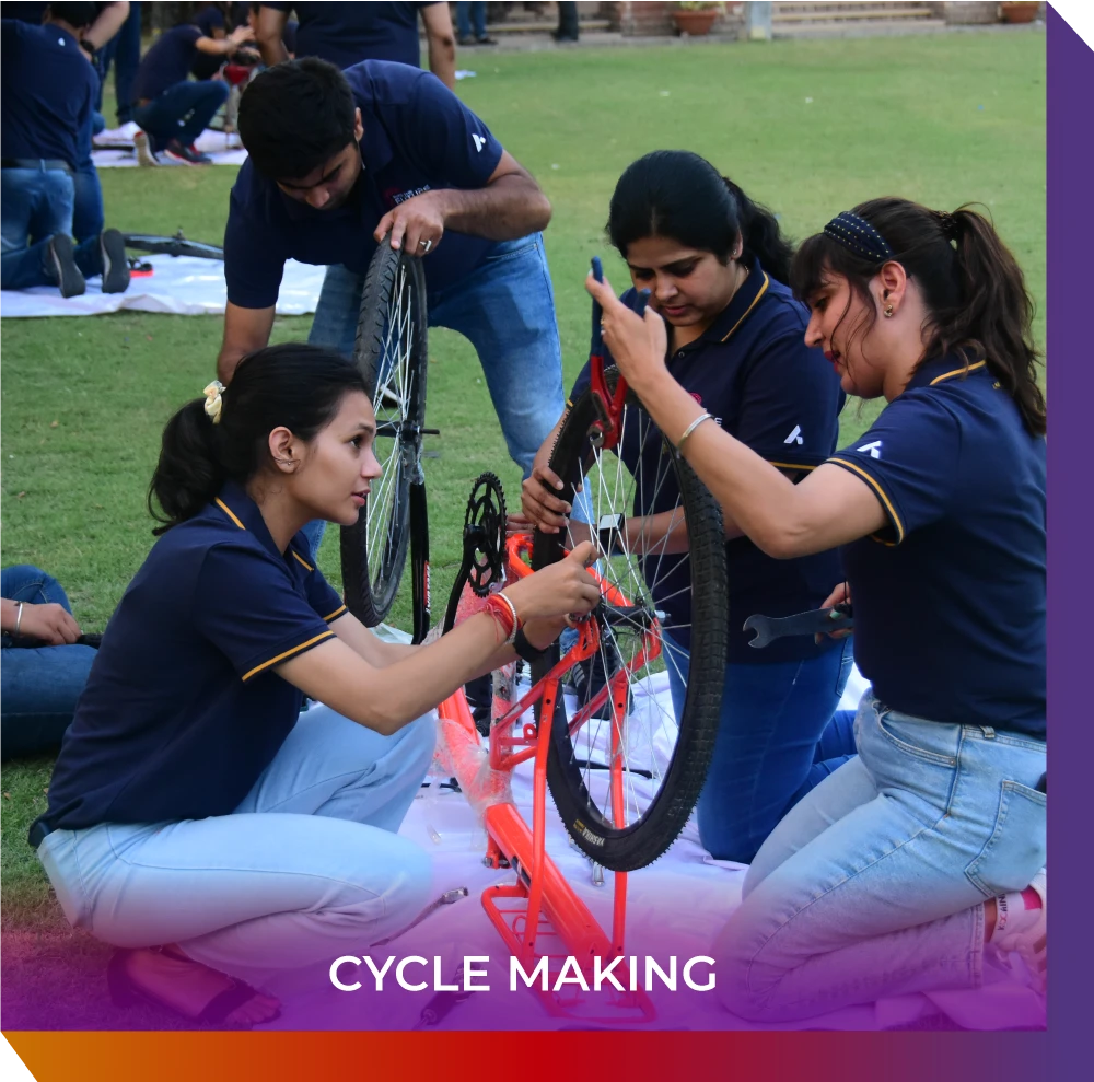 Cycle Making Acitivity conducted by Employment Engagement Agency